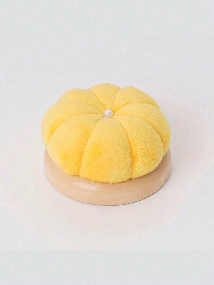 1pc Wooden Base Round Needle Pincushion Japanese Aesthetic Needle Holder Lightweight Decorative Sewing Accessory For Quilting Needlework Diy Craft Handmade Embroidery Supply - multicolor - View 10