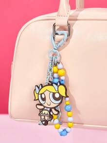 THE POWERPUFF GIRLS X POKOJA LAND 鑰匙圈 包包裝飾掛飾鍊 - 彩色 - 查看 6