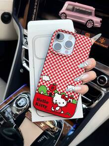 HELLO KITTY AND FRIENDS | SHEIN Sanrio Hello Kitty 柔軟 TPU 手機殼 防震保護套 適用於所有 iPhone 機型 17 16 15 14 13 12 11 Pro Max - 彩色 - 查看 5