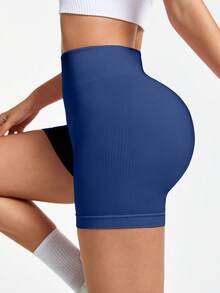 Slayform Slayform 女款純色無縫休閒日常旅行運動短褲 2件/包 - 彩色 - 查看 8