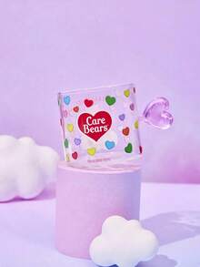 Care Bear X Joivida 1個粉色熊玻璃馬克杯，適用於咖啡或牛奶－為居家書桌或辦公室營造溫馨氛圍，送給女友、男友、老師或情侶的可愛情人節或生日禮物 - 彩色 - 查看 3