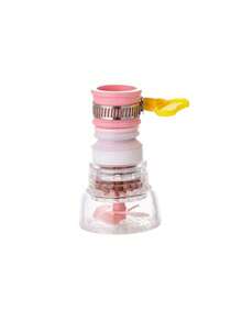 1 PC Adjustable Swivel Premium Pp Easy Install Anti Splash Filter Water Saving Soft Flow Faucet Adapter Kitchen Bathroom Sink Home Hotel Rental Daily Tap Decoration Accessory - Multicolor - View 12