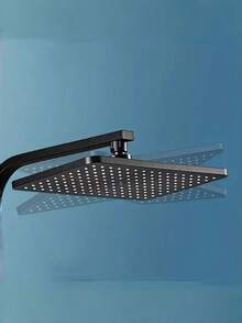 1PC Large Black Shower Head High Pressure Water Saving Sprayer Overhead Bathroom Fixture Modern Rain Shower For Home Bathroom Use - black - View 4