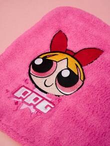 THE POWERPUFF GIRLS X Joivida 1件可愛卡通小女警刺繡乾髮帽，珊瑚絨水洗材質，柔軟吸水且快速乾燥，適用於日常護髮、洗澡、淋浴、SPA、旅行，也是週年紀念或生日的獨特個性化禮物 - 彩色 - 查看 6