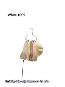 Multi-Functional Simple Household Hanger With Hat Rings, Creative Storage & Drying Rack For Scarves, Bags And Ties For Wardrobe - Multicolor - View 5