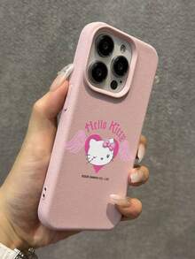 HELLO KITTY AND FRIENDS | SHEIN Sanrio Hello Kitty Soft TPU Phone Case Shockproof Protective Cover Compatible With All IPhone Models 17 16 15 14 13 12 11 Pro Max - Multicolor - View 5