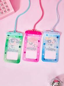 THE POWERPUFF GIRLS X POKOJA LAND 防水手機防水袋 觸控螢幕兼容 游泳潛水漂流河川徒步溫泉水上樂園 浮力氣墊不下沉 IPX8 防水密封 吊繩掛頸帶 透明高清大容量 通用 7.2 吋以下所有手機 - 查看 9