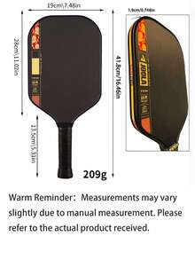 Perseus IV BEN JOHNS Pro Player Edition 16mm T700 Gen4 Propulsion Core Frosted Carbon Fiber Pickleball Paddle - Black - View 10
