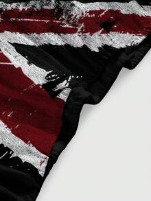 ROMWE Grunge Punk 美式復古甜美性感辣妹綁帶蝴蝶結低胸露背掛脖女款背心上衣 - 黑色 - 查看 3