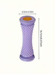 1pc Non-Electric Plastic Plantar Fasciitis Foot Roller Massager Portable Home Relaxation Trainer For Daily Foot Care Comfort - Multicolor - View 5