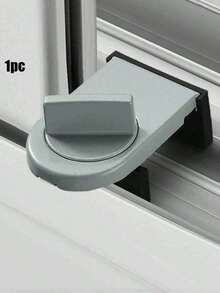 Aluminum Alloy Sliding Door And Window Lock, Adjustable Sliding Door And Window Anti-Theft Lock Wedge, Reinforced Anti-Theft Device, With Anti Pinch, Anti-Theft, And Anti Fall Functions, Suitable For Home Safety - Multicolor - View 7