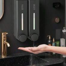 Spesifikasi Dispenser Sampo Dinding Kamar Mandi (1PC/2PCS/3PCS), Dispenser Sampo dan Kondisioner, Dispenser Sampo, Dispenser Sabun Mandi Gel Berlubang/Tidak Berlubang untuk Kamar Mandi, Set Dispenser Sabun Mandi Gel Berlubang, Cocok untuk Kamar Mandi Hotel, Perlengkapan Dapur, Aksesoris Dapur, Peralatan Dapur - Beraneka warna - View 11
