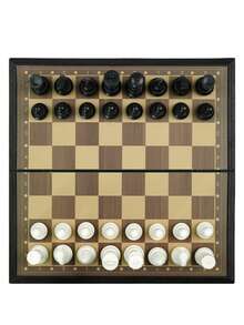 Professional Foldable Chessboard Set, Premium Gift Box, Portable Tabletop Game, Suitable For Checkers And Chess Strategy, Ideal For 33 Different Scenarios - Multicolor - View 15