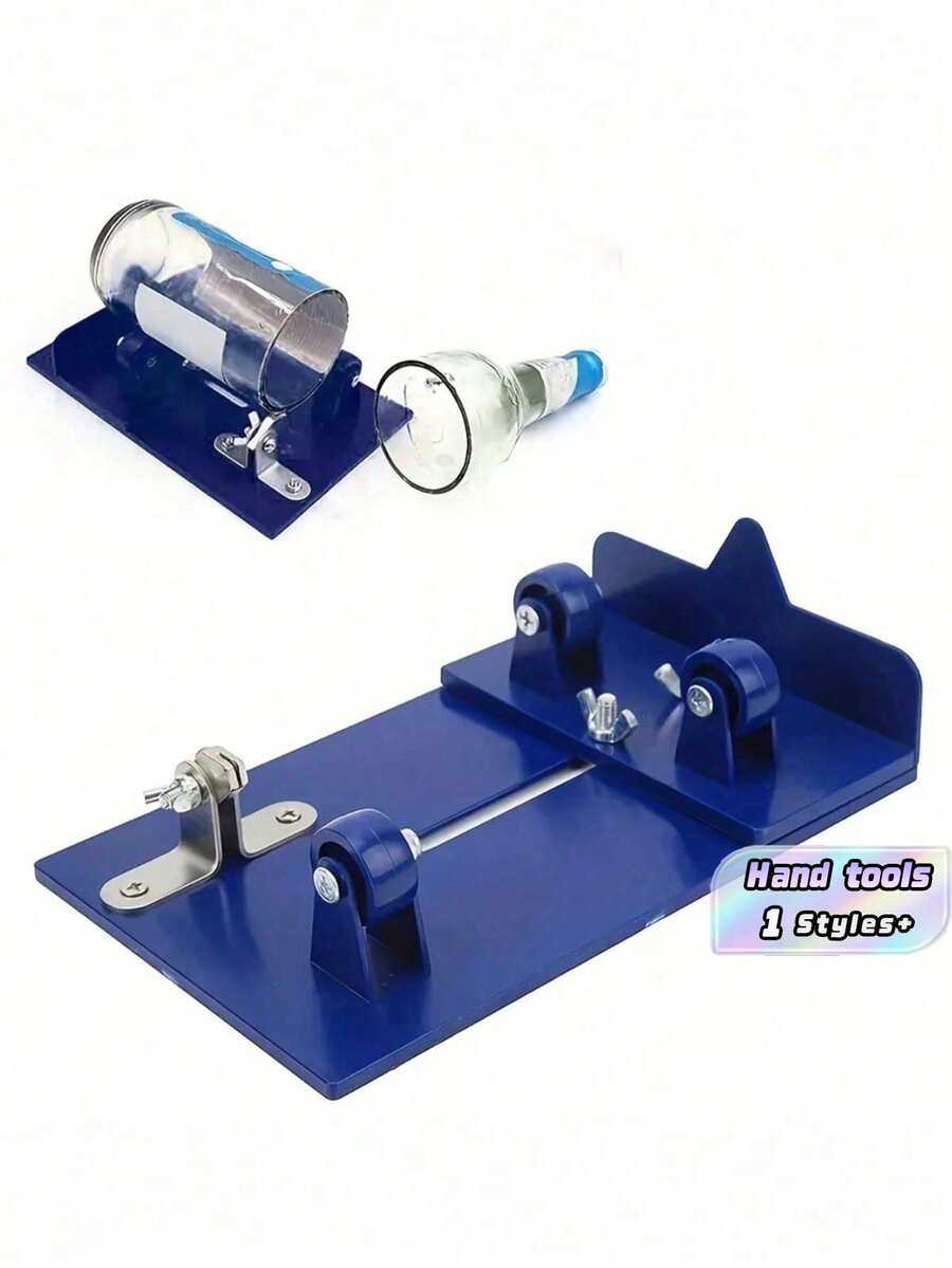 SHEIN DIY Glass Bottle Cutter Set - Sharp Tungsten Carbide Blades, Manual Craft Tool, Suitable For Wine Bottles And More, Glass Bottle Cutter, DIY Kit, Sharp, Tungsten Carbide Cutting Head - Multicolor - View 1
