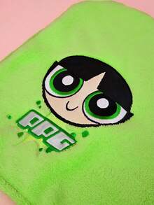 THE POWERPUFF GIRLS X Joivida 1件可愛卡通小女警刺繡乾髮帽，珊瑚絨水洗材質，柔軟吸水且快速乾燥，適用於日常護髮、洗澡、淋浴、SPA、旅行，也是週年紀念或生日的獨特個性化禮物 - 彩色 - 查看 8