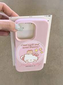 HELLO KITTY AND FRIENDS | SHEIN Sanrio Hello Kitty 柔軟 TPU 手機殼 防震保護套 適用於所有 iPhone 機型 17 16 15 14 13 12 11 Pro Max - 彩色 - 查看 7