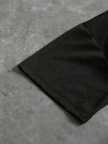Gym Rark Men's Summer Casual Versatile Sports T-Shirt - Black - View 3