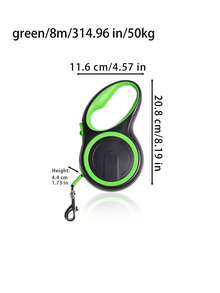 1 Piece Of Automatic Retractable Dog Leash For Medium-Sized Dogs, 5 Meters In Length, Equipped With Quick Brake Shock Absorption System And Comfortable Handle, Suitable For Daily Walking, Travelling, Hiking, Outdoor Sports And Other Activities - Multicolor - View 9