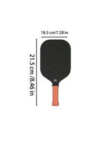 Original Carbon Fiber Piket Racket: Original Carbon Fiber High-Performance Model, 18k Ultraweave Model With Exceptional Control, Or Kevlar Linkweave Heat-Formed Professional Model. - Orange - View 4