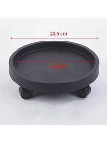 Plastic Flowerpot Tray With 4 Smooth Rollers And Thickened Base - Circular High-Quality Design, Suitable For Large Flowerpots, Garden Flowerpots, Indoor/Outdoor Garden Use - multicolor - View 9