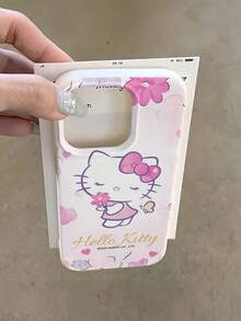 HELLO KITTY AND FRIENDS | SHEIN Sanrio Hello Kitty 柔軟 TPU 手機殼 防震保護套 相容所有 iPhone 機型 17 16 15 14 13 12 11 Pro Max - 彩色 - 查看 5