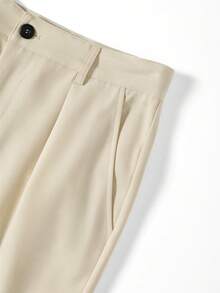 Manfinity Mode Plus Size Men's Casual Versatile Slim Fit Dress Pants - Apricot - View 5