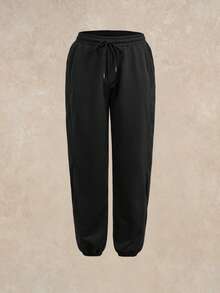 Courvante Set de 3 pantalones de chándal holgados para hombre con bolsillos en diagonal y cintura con cordón - Multicolor - Ver 4