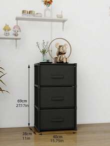 1Pc Small Medium Size Drawer Dustproof No Assembly Freestanding Cube Storage Cabinet Multifunctional Portable Wardrobe Closet Organizer Shoe Rack Bookcase Display Shelf For Bedroom Living Room Kitchen Office Holiday Storage Christmas Gift Home Decor Fall Home Decoration Must Have Hot Search - Multicolor - View 16