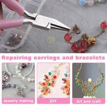 Tang Mulut Bulat - Tersedia dalam berbagai model, termasuk tang mulut bulat 1,5 mm, 2,25 mm, dan 3 mm, cocok untuk tang kawat dalam produksi perhiasan. - Beraneka warna - View 9