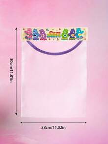 Care Bear X Joivida 1 pièce Sac de rangement pliable avec ruban adhésif magique ours arc-en-ciel mignon, respirant, grande capacité, pliable pour chaussettes, déchets, voyage, idéal pour la maison, le dortoir, les voyages, un cadeau mignon pour un anniversaire ou une fête - Multicolore - Voir 10