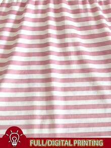 IslaSuriya Women's Striped Short Sleeve Casual Versatile T-Shirt - Multicolor - View 3
