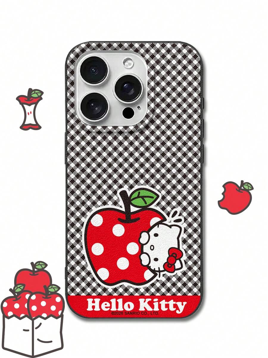 HELLO KITTY AND FRIENDS | SHEIN Sanrio Hello Kitty 柔軟 TPU 手機殼 防震保護套 相容所有 iPhone 機型 17 16 15 14 13 12 11 Pro Max - 彩色 - 查看 1