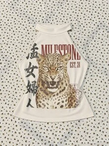 Attitoon 女款休閒露背修身上衣，適合夏季 - 彩色 - 查看 8