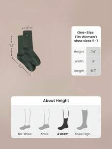 GLOWMODE Calcetines Crew Make A Move Grip Scrunch - Verde - Ver 6