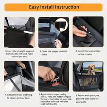 Large Size Pet Car Seat Cushion, Pet Carrier Pad For Car Seat - Multicolor - View 6