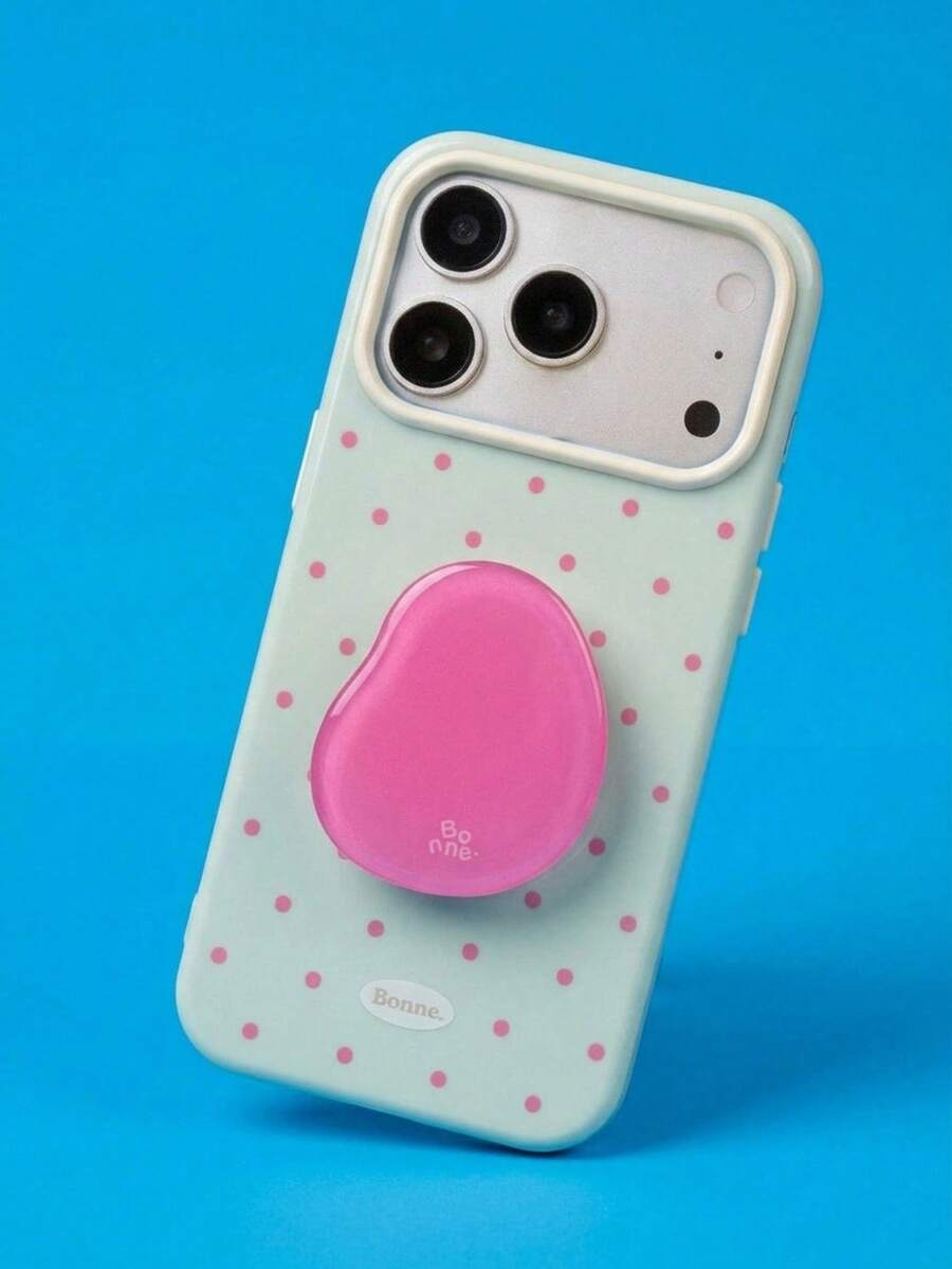 ShellaStory One Ins Style Bread Toast Apple 17 Pro Phone Case 16 Stand 15 Summer Dopamine 14 Soft Case 13 Suitable For Personalized, Creativity, Geometry, Fresh, Clash Color Style, Niche, Ins Style - Thin green - View 1