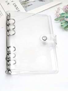 Sổ lưu trữ móng tay dán – Album trưng bày bộ sưu tập nail art, giá đỡ thẻ màu mẫu trong suốt mờ, hộp đựng dụng cụ làm móng di động cho gia đình, salon và du lịch - Trong sáng - Xem 4