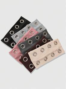 ROMWE Goth 1pc Vintage Y2K Street Style Metal Eyelet Wide Women's Headband, Versatile Hair Accessory For Daily Commute, Yoga, Fitness, Running, Casual Outings - Multicolor - View 4