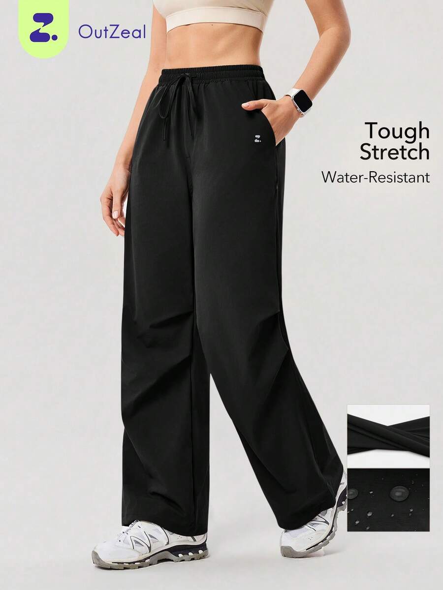 OutZeal Women's Outdoor Straight Leg Flared Hiking Pants - Black - View 1