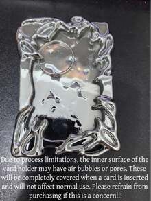 Cool No Attribute Universal Small Card Card Sleeve Special-Shaped Girl Photo Idol Student Photo Frame Protection - silver - View 6