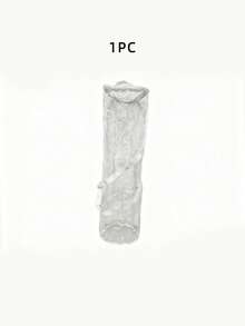Transparent Gift Packaging Storage Bag, Holiday Paper Tube Storage Bag, PVC Packaging Paper Storage Bag With Zipper And Handle, Portable Tubular Container, Transparent Gift Packaging Storage Container, Large Capacity With Pocket, Foldable Packaging Paper Storage Rack - Black - View 14