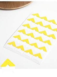 1片/10片 DIY 相片角貼，可用於固定相片於相簿並裝飾，多色可選，每張含 24 個，強黏性不易脫落 - 多色 - 查看 4