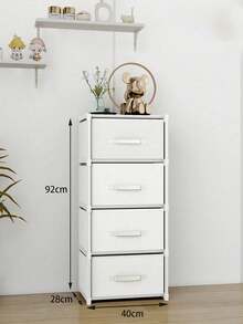 1Pc Small Medium Size Drawer Dustproof No Assembly Freestanding Cube Storage Cabinet Multifunctional Portable Wardrobe Closet Organizer Shoe Rack Bookcase Display Shelf For Bedroom Living Room Kitchen Office Holiday Storage Christmas Gift Home Decor Fall Home Decoration Must Have Hot Search - Multicolor - View 11