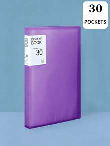 1-Pacote Pasta de Documentos A5 com Bolsos Transparentes, Livro de Armazenamento Multicamadas Impermeável e Reforçado para Classificar Relatórios de Teste de Gravidez & Comprovantes de Exame - A5 - Visão 13