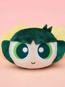 THE POWERPUFF GIRLS X Joivida 1組毛絨髮圈與髮帶、可愛卡通髮箍，適合日常穿著、旅行、派對，是送給女性、女孩的有趣禮物，生日、聖誕節或週年紀念的襪子填充禮物 - 彩色 - 查看 2