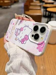 HELLO KITTY AND FRIENDS | SHEIN Sanrio Hello Kitty 柔軟 TPU 手機殼 防震保護套 相容所有 iPhone 機型 17 16 15 14 13 12 11 Pro Max - 彩色 - 查看 4