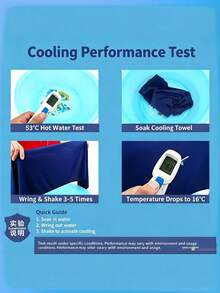 Portable CoolTowel Cooling Towel Bottle, Ready To Use Anytime Anywhere, Reusable, Soft Absorbent Cooling - Multicolor - View 7
