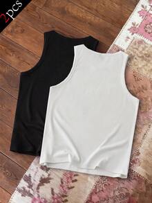 NORVETH Casual Men's Button Half-Placket Vest - Multicolor - View 3