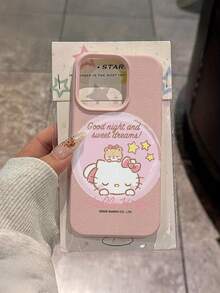 HELLO KITTY AND FRIENDS | SHEIN Sanrio Hello Kitty 柔軟 TPU 手機殼 防震保護套 適用於所有 iPhone 機型 17 16 15 14 13 12 11 Pro Max - 彩色 - 查看 6