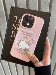 HELLO KITTY AND FRIENDS | SHEIN Sanrio Hello Kitty 柔軟 TPU 手機殼 防震保護套 適用於所有 iPhone 機型 17 16 15 14 13 12 11 Pro Max - 彩色 - 查看 8